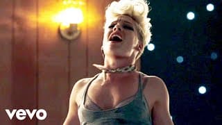 Still from the video for “Just Give Me a Reason” by P!nk