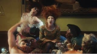 Still from the video for “Shy Girl” by Haute & Freddy